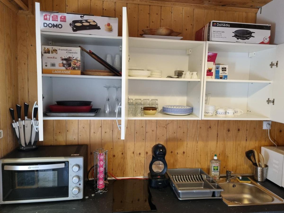 Studio 4 Couchages Dans Un Chalet Tout Confort Chamrousse Buitenkant foto